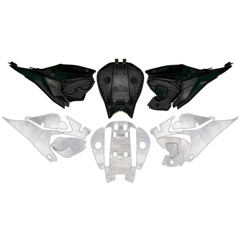 Hitzeschutzlösungen für Ducati Panigale Modelle 899, 959, 1199, 1299, V2, V4, SF V2, SF V4, optimiert für Hitzereduzierung und mehr Fahrkomfort