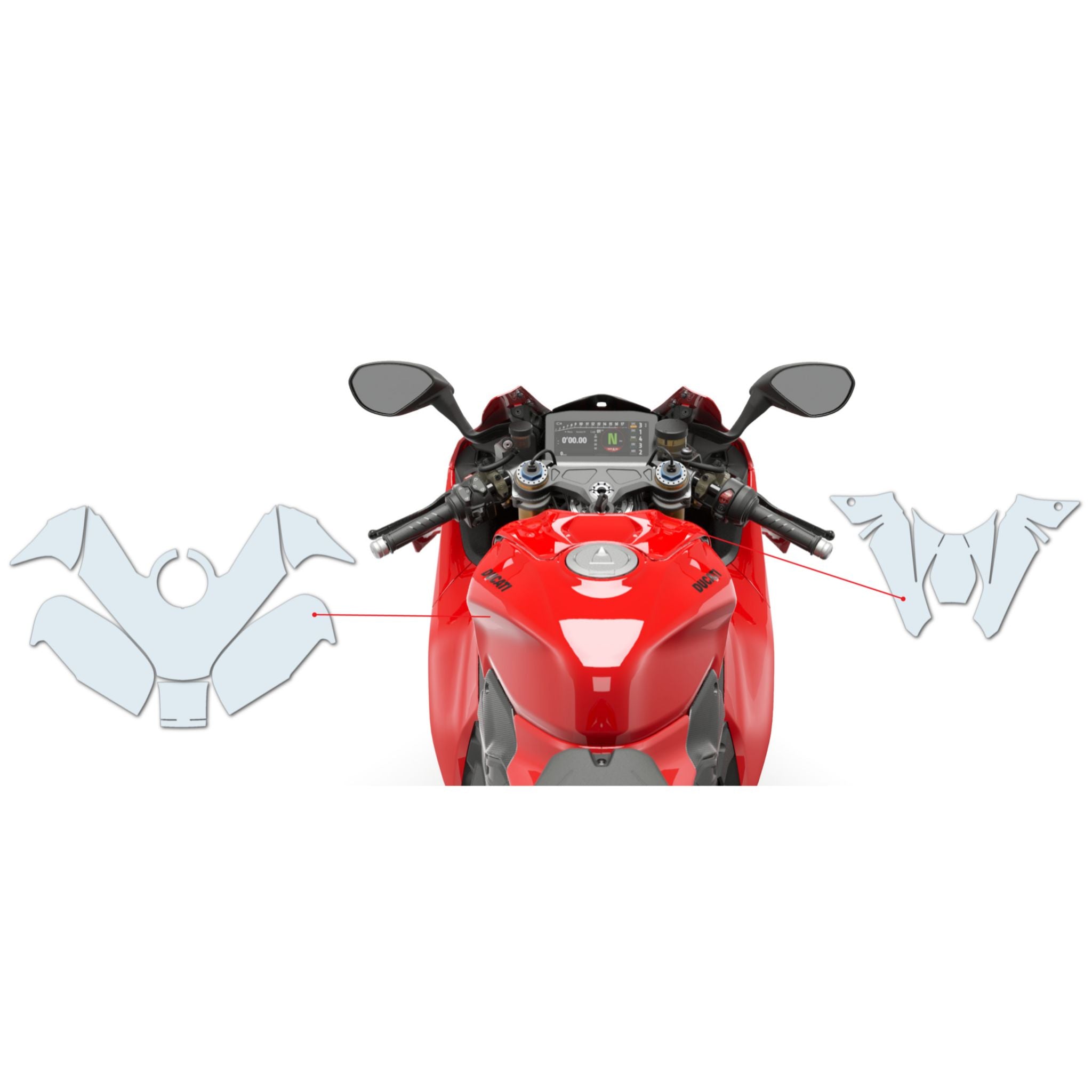 Ducati Panigale V4 2025 PPF-Schutzfolien-Kit